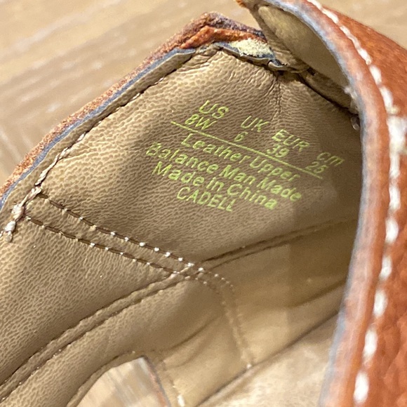 Naturalizer Leather Sandals Size 8W - Picture 4 of 4